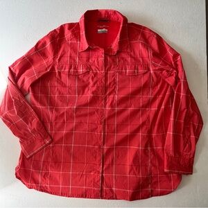 Columbia Omni-Shade Sun Protection Silver Ridge Utility Long Sleeve Shirt